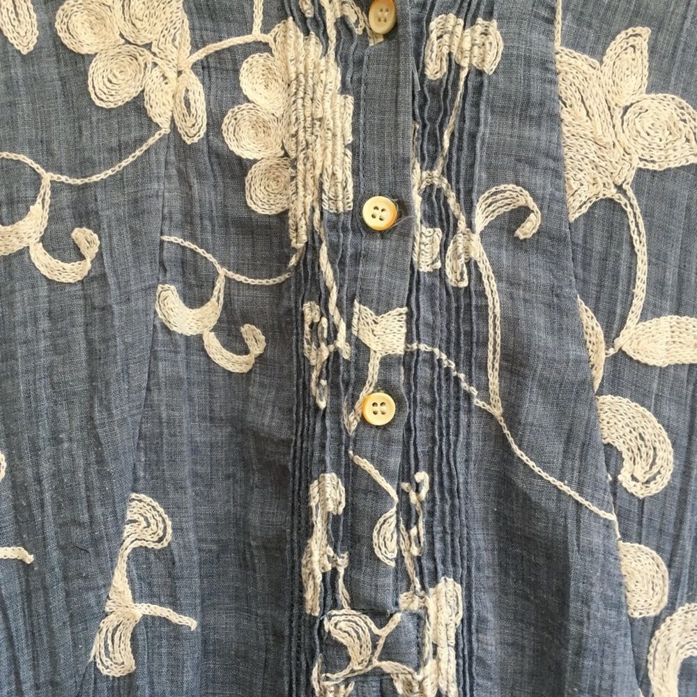 ANTHROPOLOGIE ISABELLA SINCLAIR‎ TILLIE EMBROIDERED DRESS - Picture 4 of 9